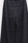 SWAYING 25 Early Autumn Seamless Perforated Wool Straight Pants W-SW25PF3B11C3-SH Dark Gray